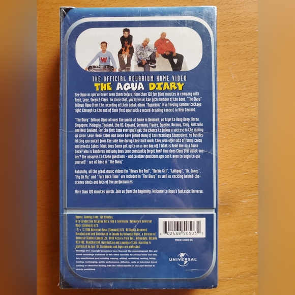 RARE Sealed The Aqua Diary VHS tape - Picture 6 of 6